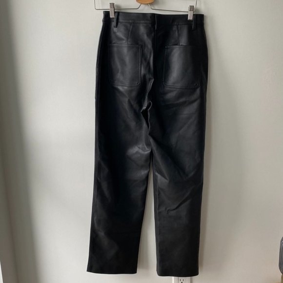 Aritzia High Waisted Vegan Leather Pants - Picture 2 of 6